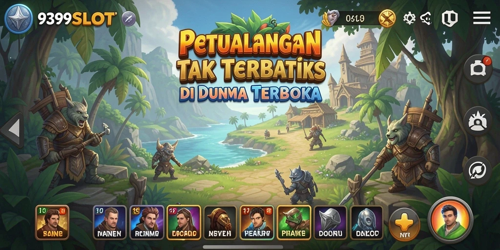 Screenshot utama 9399SLOT menampilkan gameplay menarik dalam dunia terbuka.