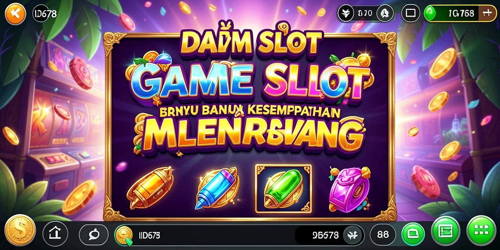 Gameplay seru ID678 dengan grafik menakjubkan dan peluang menang besar.