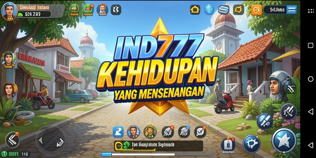 Tampilan gameplay IND777 yang menarik dan mendalam dalam simulasi kehidupan.