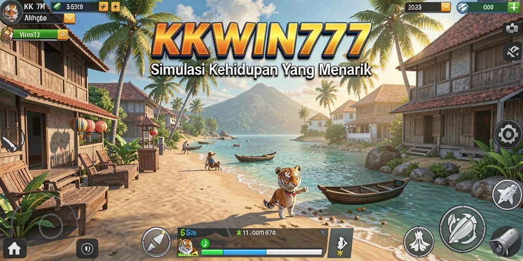 Tampilan utama KKWIN777 dengan aksi seru dalam simulasi kehidupan.