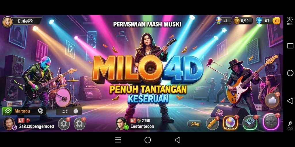 Gameplay menarik dari MILO4D dengan berbagai lagu seru.