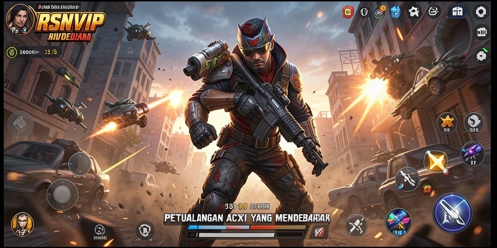 Tampilan gameplay RSNVIP yang seru dan penuh aksi.