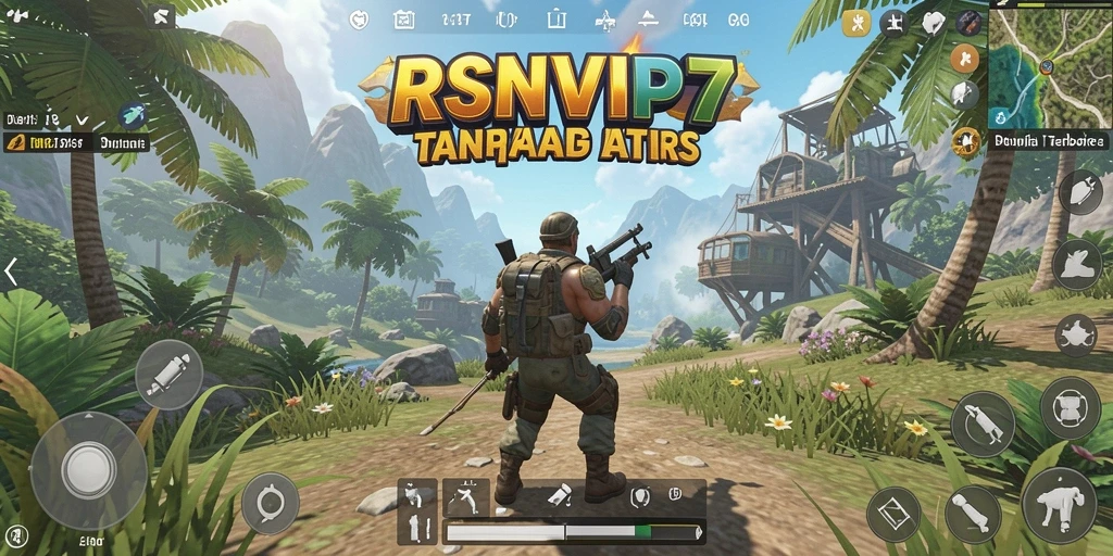 Tampilan gameplay <strong>RSNVIP7</strong> yang menampilkan dunia terbuka yang luas.