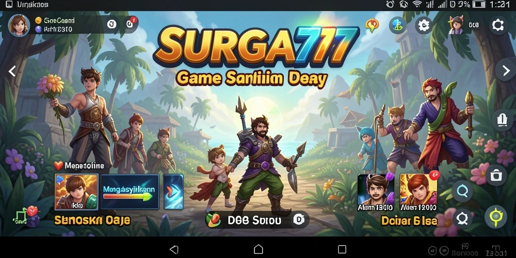 Screenshot SURGA77 menampilkan gameplay seru dengan grafis yang menarik.