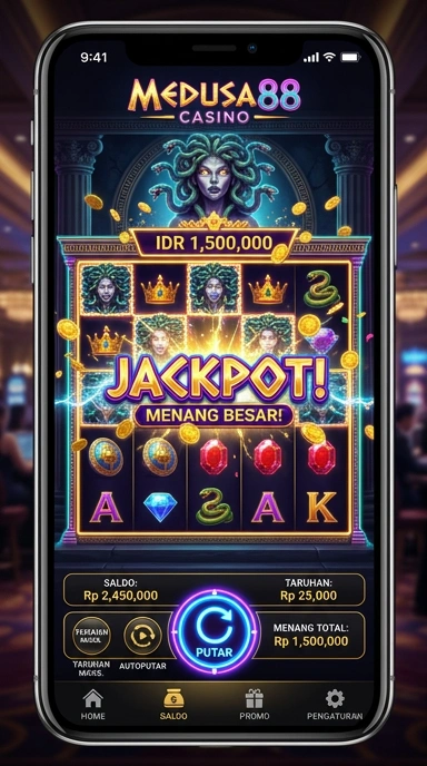 Screenshot proses pengunduhan di Medusa88 yang cepat dan mudah.